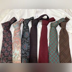 Lot bunch ties neckties designer luxury